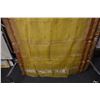 Image 4 : Embroidered Yellow Fabric Wrap or Throw  44" x 108"