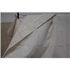 Image 11 : White Fabric Wrap or Throw 84" x 100"
