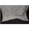 Image 4 : White Fabric Wrap or Throw 84" x 100"