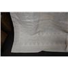 Image 7 : White Fabric Wrap or Throw 84" x 100"