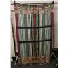 Image 1 : Geometric Shape Design Fabric Wrap or Throw 44" x 74"