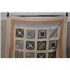 Image 2 : Geometric Shape Design Fabric Quilt or Throw 60" x 90"
