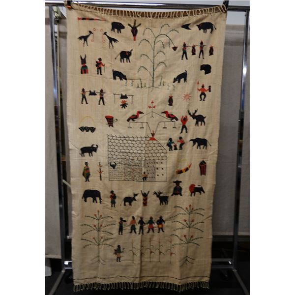 Animal Design Fabric Wrap or Throw 40" x 72"
