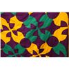 Image 9 : Floral Design Fabric Quilt or Throw 84" x 110"