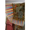 Image 10 : Qty 3 Fabric Sections, Misc Design & Sizes