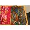 Image 10 : Qty 7 Fabric Sections, Misc Design & Sizes