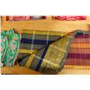 Image 15 : Qty 7 Fabric Sections, Misc Design & Sizes
