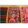 Image 6 : Qty 7 Fabric Sections, Misc Design & Sizes