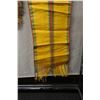 Image 4 : Qty 2 Fabric Wraps or Throws w/ Fringes, Misc Design & Sizes