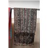 Image 2 : Qty 2 Fabric Wraps or Throws w/ Fringes, Misc Design & Sizes