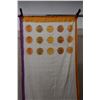 Image 2 : Geometric Shape Design Fabric Wrap or Throw 34" x 100"