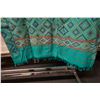 Image 4 : Qty 2 Fabric Wraps or Throws w/ Fringes, Misc Design & Sizes