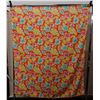 Image 1 : Jim Thompson Floral Design Fabric Wrap or Throw 48" x 58"