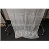 Image 4 : White Fabric Wrap or Throw 39" x 100"
