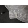 Image 7 : White Fabric Wrap or Throw 39" x 100"