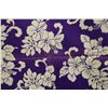 Image 4 : Floral Design Fabric Cover or Throw 76" x 82"