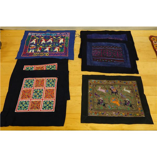 Qty Approx. 6 Placemats, Misc Design & Sizes
