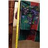 Image 10 : Qty 4 Fabric Wraps or Throws w/ Fringes, Misc Design & Sizes
