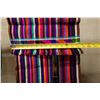 Image 12 : Qty 4 Fabric Wraps or Throws w/ Fringes, Misc Design & Sizes
