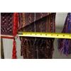 Image 6 : Qty 4 Fabric Wraps or Throws w/ Fringes, Misc Design & Sizes