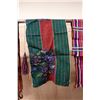 Image 8 : Qty 4 Fabric Wraps or Throws w/ Fringes, Misc Design & Sizes