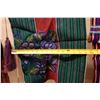 Image 9 : Qty 4 Fabric Wraps or Throws w/ Fringes, Misc Design & Sizes