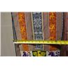 Image 4 : Qty 3 Fabric Wraps or Throws, Misc Design & Sizes