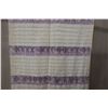 Image 3 : White Woven Design Fabric Wrap or Throw 25" x 106"