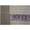 Image 4 : White Woven Design Fabric Wrap or Throw 25" x 106"