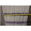 Image 8 : White Woven Design Fabric Wrap or Throw 25" x 106"