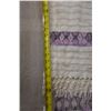 Image 9 : White Woven Design Fabric Wrap or Throw 25" x 106"