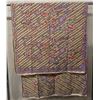 Image 1 : Floral Design Fabric Wrap or Throw 38" x 87"