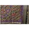Image 3 : Floral Design Fabric Wrap or Throw 38" x 87"