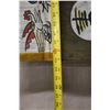 Image 6 : Abstract Animal Blessings Design Fabric Wrap or Throw 18" x 33"