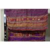 Image 4 : Qty 3 Fabric Wraps or Throws, Misc Design & Sizes