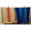 Image 1 : Qty 2 Fabric Wraps or Throws, Open Ended, Misc Design & Sizes