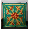 Image 1 : Floral Applique Cover 83" x 88"