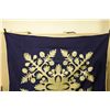 Image 2 : Hawaiian Floral Quilt 99" x 99" w/ 2 Matching Pillowcases