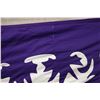 Image 10 : Blue & White Applique Floral Quilt 102" x 94"