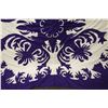 Image 17 : Blue & White Applique Floral Quilt 102" x 94"