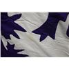 Image 24 : Blue & White Applique Floral Quilt 102" x 94"