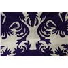 Image 25 : Blue & White Applique Floral Quilt 102" x 94"