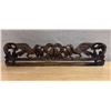 Image 1 : Carved Indonesian Wooden Textile or Tapestry Hanger 19" x 5"