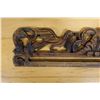 Image 2 : Carved Indonesian Wooden Textile or Tapestry Hanger 19" x 5"