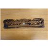 Image 4 : Carved Indonesian Wooden Textile or Tapestry Hanger 19" x 5"