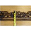 Image 6 : Carved Indonesian Wooden Textile or Tapestry Hanger 19" x 5"