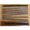 Image 1 : Qty 9 Carved Screen Strip Sections