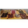 Image 1 : Qty 7 Woven Shoulder Tote Bags, Misc Styles & Sizes