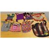 Image 1 : Qty 8 Woven Shoulder Tote Bags, Misc Styles & Sizes