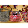 Image 5 : Qty 8 Woven Shoulder Tote Bags, Misc Styles & Sizes